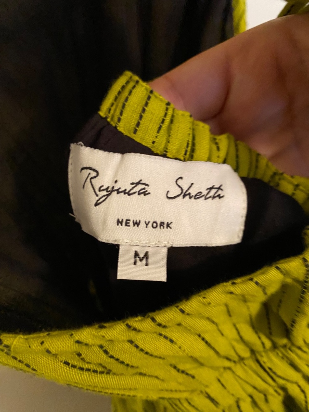 Rujuta Sheth Gema Tier Dress in Flaxen - Picture 6 of 6